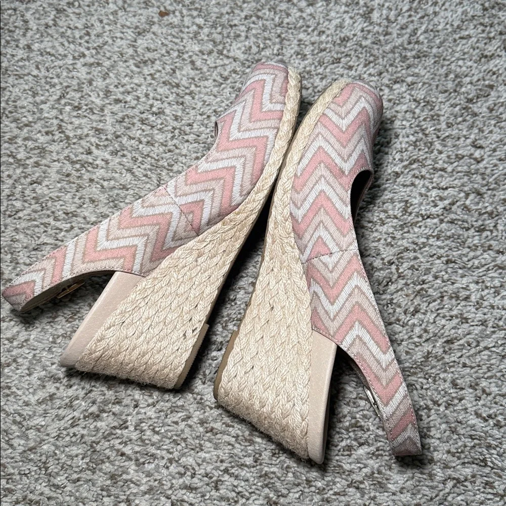 Vionic‎ Coralina Women's Chevron Slingback Wedge Size 8.5